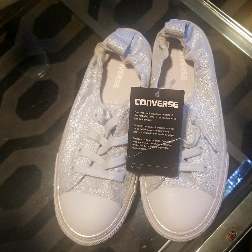 Converse sneakers size 2 girls